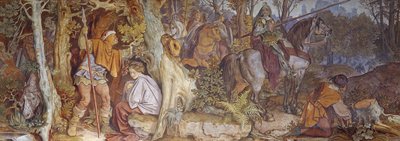 La leggenda del battesimo di Federico il Pacifico, 1854 da Moritz Ludwig von Schwind